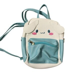 Adorable Cream and Blue Cinnamoroll Sanrio mini Backpack
